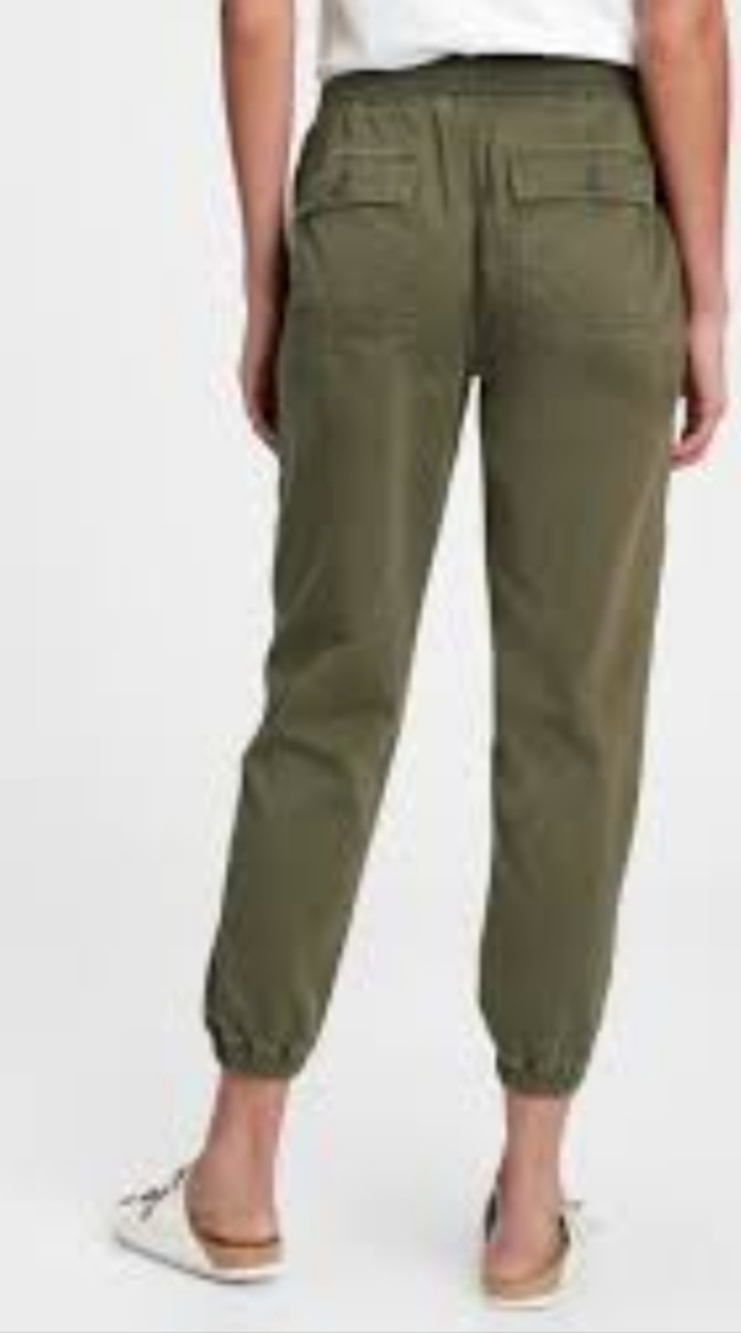 SEVEN7 UTILITY ARMY GREEN CARGO PANTS JOGGER STYLE SIZE 4 - Picture 13 of 14